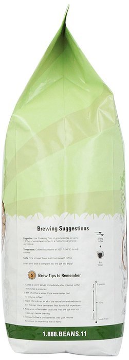 Coffee Bean Direct CO2 Decaf Espresso Coffee, 5-Pound Bag,Net 2265 g. N7