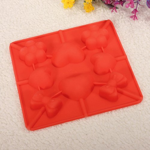 Heart Bowknot Silicone Cake Mold N10