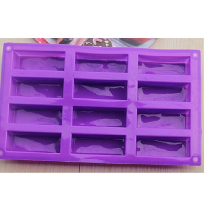 EVTECH(TM) Rectangular Style Silicone Gel Non Stick Cake Bread Mousse Biscuit Ice Pudding Mold Chocolate Jelly... N2