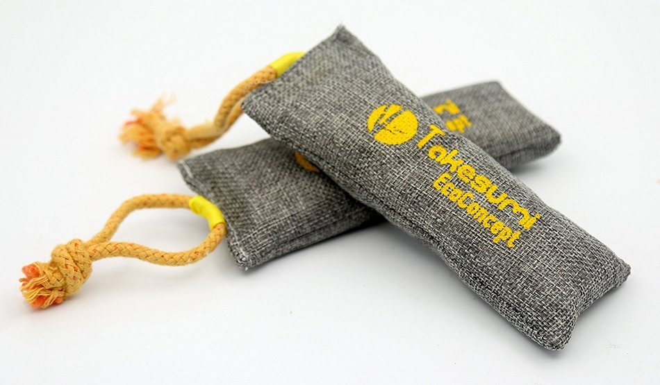 TAKESUMI EcoConcept &ndash; Bamboo Activated Charcoal Shoe Deodorizer Bags &ndash; Natural shoes & fridge & car & luggage...