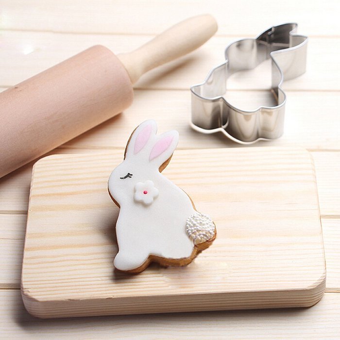 CXFashion Stainless Steel Animal Dog Cookies Cutter for Kids, Fondant Mold, Mousse Cake Mold Birthday Cake Decoration... N16