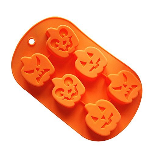 Pumpkin Wizard Silicone Cake Mold Pan 10.2"x6.8"x1.1" Color At Random