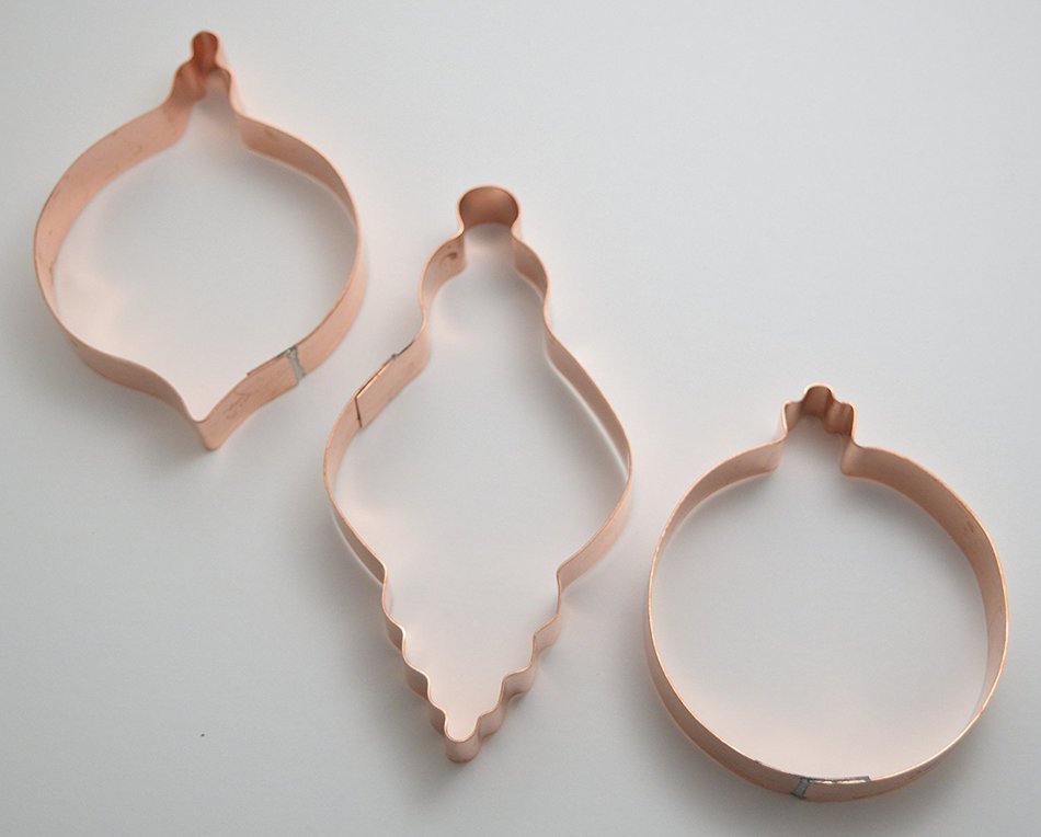 Trio of Vintage Style Christmas Ornament Cookie Cutters N2
