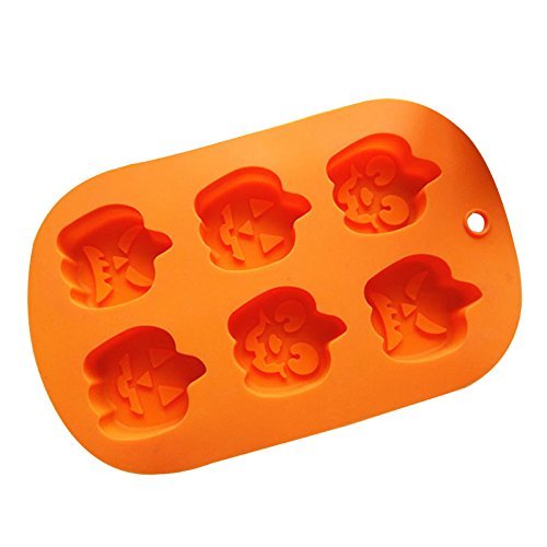 Pumpkin Wizard Silicone Cake Mold Pan 10.2"x6.8"x1.1" Color At Random N2