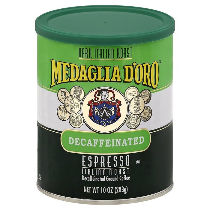 Medaglia D'Oro Italian Roast Decaffeinated Espresso Coffee, 10 Ounce N2