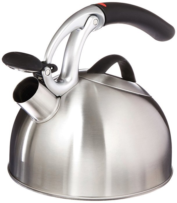 OXO Good Grips Uplift Tea Kettle, Induction Compatible, Polished N7