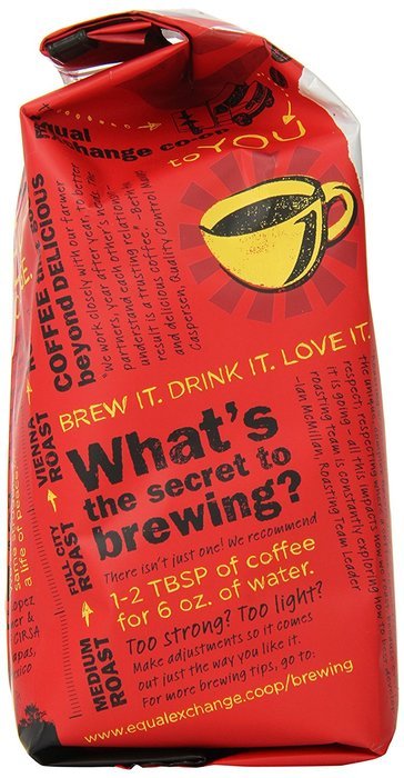 Equal Exchange Organic Coffee, Breakfast Blend, Ground, 12-Ounce Bag