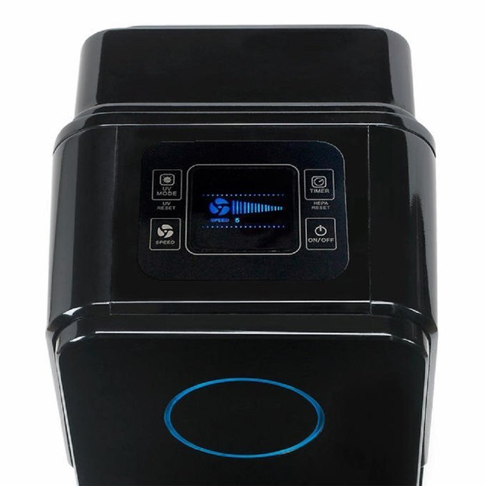 GermGuardian Elite 28" HEPA Tower Air Purifier w/ Digital Display "One GREAT Product, So Many Benefits", Black... N7