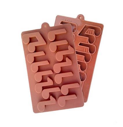 Music Notes Shape Silicone Cake Mold Fondant Chocolate Mould Silicon Cake Bakeware Tools