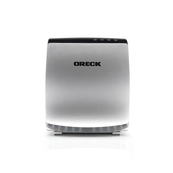 Oreck Airvantage Plus HEPA Air Purifier with Remote, Stainless free