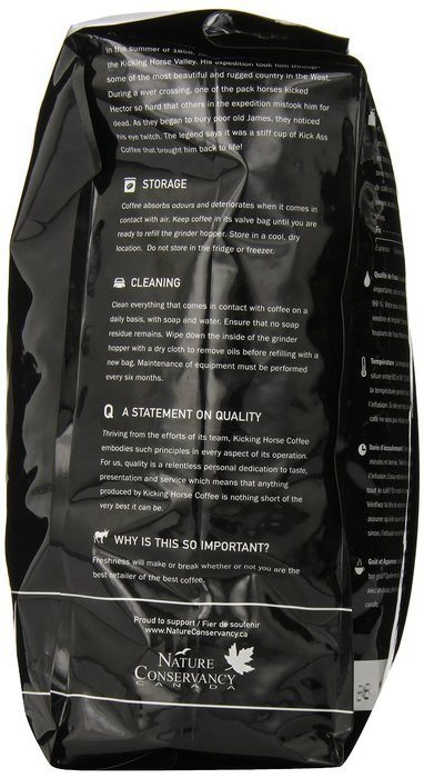 Kicking Horse Coffee, Whole Bean, Kick Ass, 2.2 Pound N2