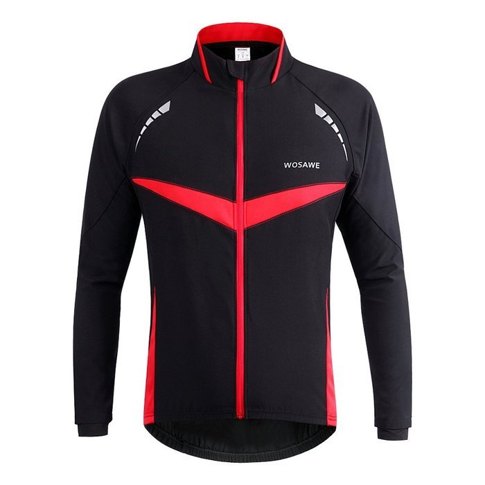 WOLFBIKE Thermal Fleece Cycling Jersey Shirt Casual Jacket Long Sleeve, Green, Size XL N26