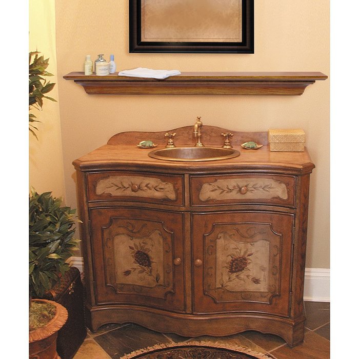 Pearl Mantels 418-72 Homestead Natural Unfinished 72" Mantel Shelf