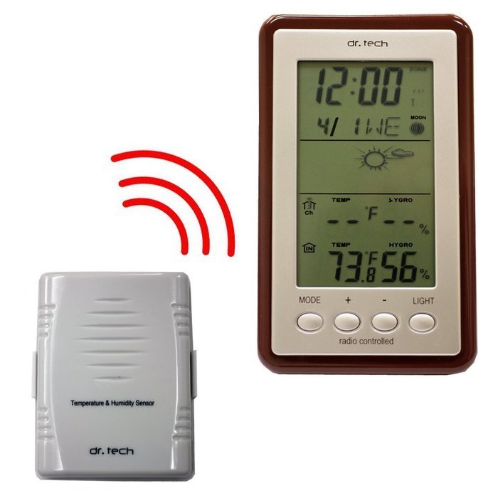 dr. Tech Humidity and Temperature Wireless Weather Station WH-1170T