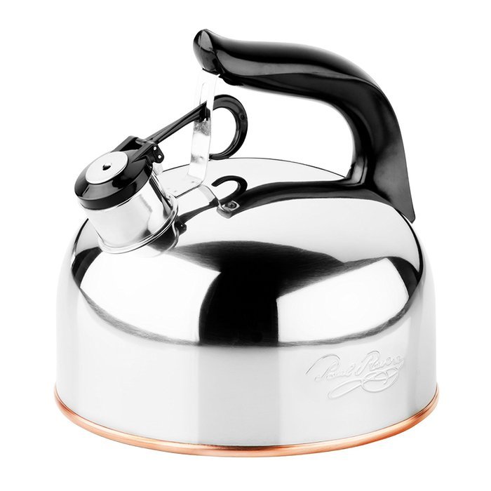 Revere Whistling Tea Kettle, 2-1/3-Quart, Silver