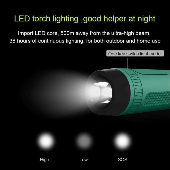 ZEALOT S1 Multi-in-1 Function Bicycle Speaker Long Playtime Bluetooth Speakers Music Player/Torch/Power Bank/FM... N14