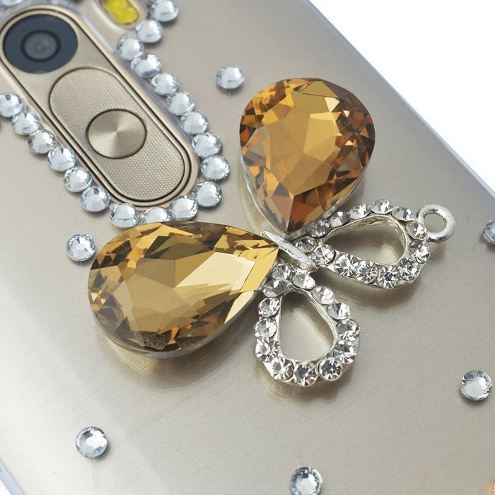 Spritech(TM) Bling Phone Case For LG V10,3D Handmade Crystal Perfume Pattern Accessary Design Clear Cellphone... N6