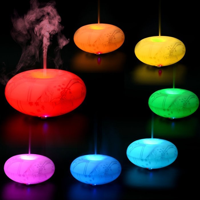 Cool Mist Humidifier, TurnRaise Essential Oil Diffuser Humidifier w/ Cool Air Ultrasonic Aromatherapy, 4 Timer... N24