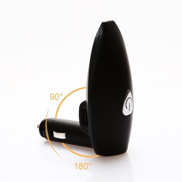 LEDMO Car Air Freshener, Ionizer Air Purifier with Dual USB Car Charger for iPhone Samsung and Android, Protable... N6