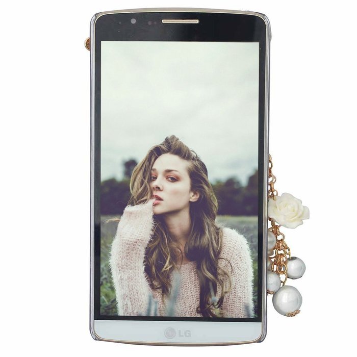 Spritech(TM) Bling Phone Case For LG V10,3D Handmade Crystal Perfume Pattern Accessary Design Clear Cellphone... N8