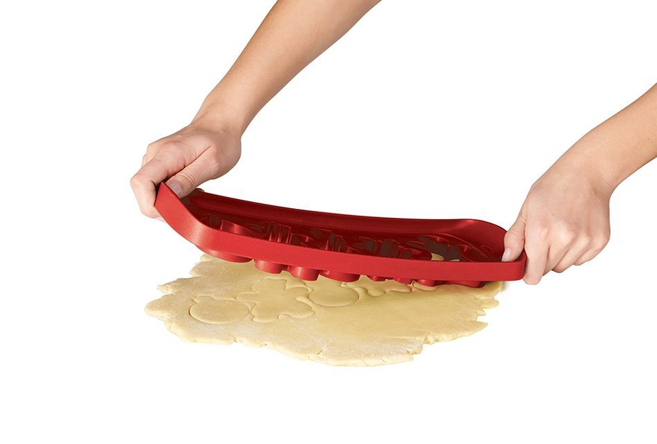Chef'n Cookease Cookie Cutter and Stencil (Christmas Theme) N9