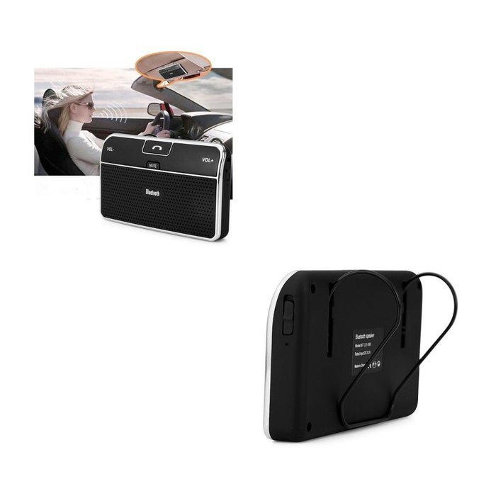 Hands Free Vehicle Mounted Bluetooth Speakerphone with Multiuse by Deruicent