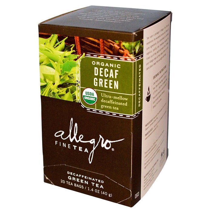 Allegro Organic Decaf Green Tea, 20 Tea Bags N2