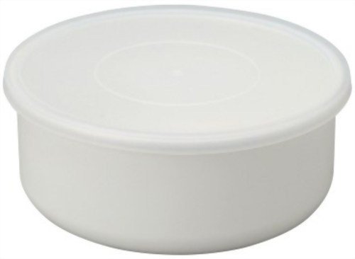 Noda enamel white series round 19cm RD-19 (japan import)