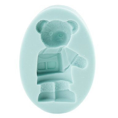 Tint DIY Baking Silicone 3D Cute Bear Shaped Cake Chocolate Soap Mold N3