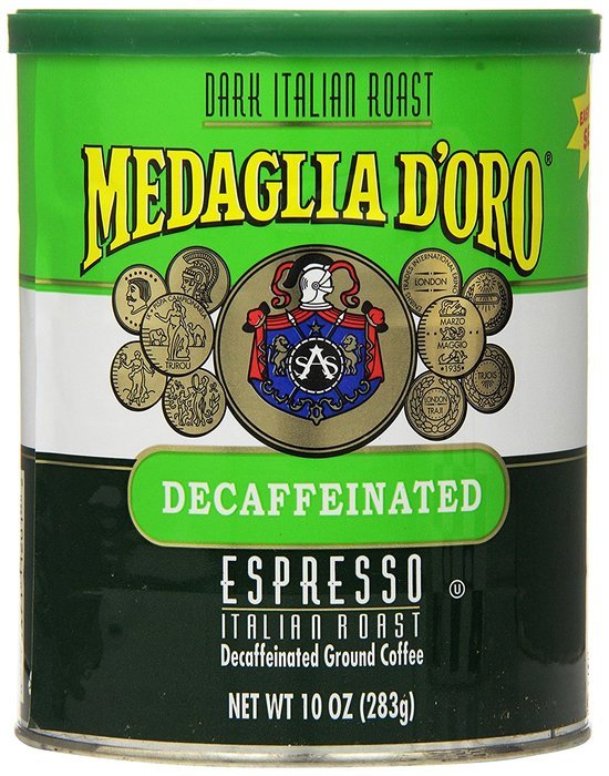 Medaglia D'Oro Italian Roast Decaffeinated Espresso Coffee, 10 Ounce N3