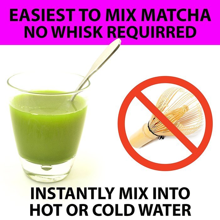 80 Servings, Best Organic Matcha Green Tea Powder for Drinking, Baking & Smoothies, EASIEST TO MIX No Matcha Whisk... N5
