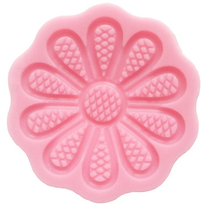 Mini Daisy Flower Lace Mould Sugarcraft Fondant Cake Cupcake Decoration Tool Icing Silicone Mold Diameter 5.3cm