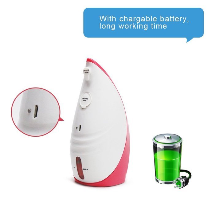 Aroma Diffuser Automatic Portable Cute Ultrasonic Aroma Diffuser Humidifier for Home, Cars, Bathroom and More... N11