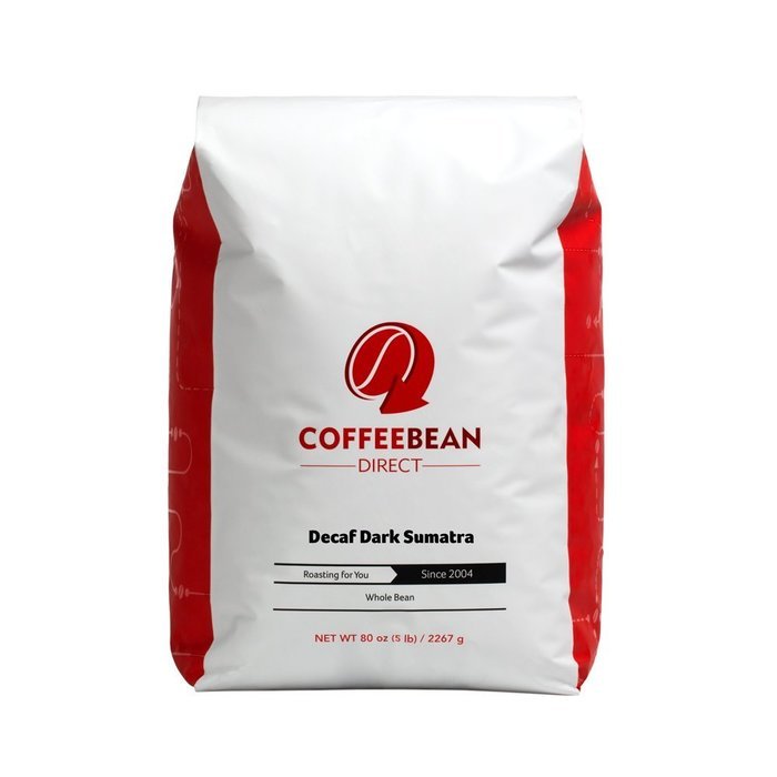 Coffee Bean Direct CO2 Decaf Espresso Coffee, 5-Pound Bag,Net 2265 g. N9