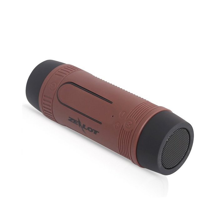 ZEALOT S1 Portable Waterproof Wireless Bluetooth Speaker - Power Bank Output, 3 Mode Flashlight, Hands Free Answering... N21
