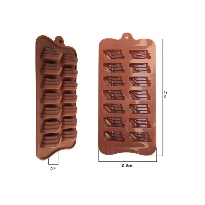 Rectangle Irregular Shaped Fondant Cake Chocolate Pan Candy Soap Silicone Mold Baking Pan Cake Decoration N2
