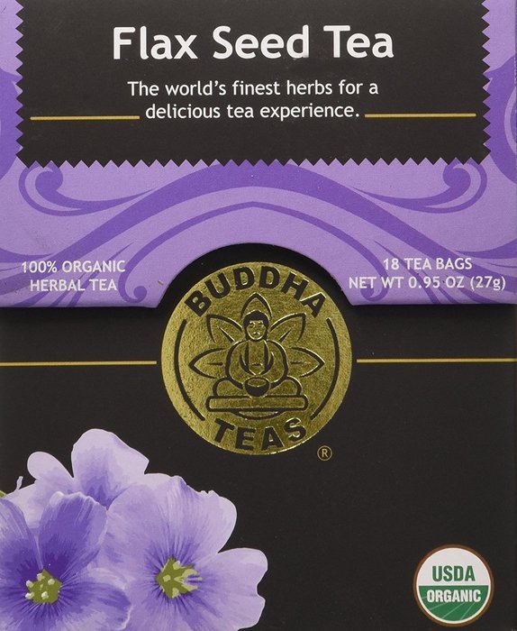 Flax Seed Tea - Organic Herbs - 18 Bleach Free Tea Bags N3