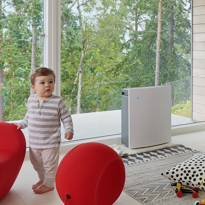 Blueair Classic 205 HEPASilent Filtration Wi-Fi Air Purifier - Small Room: 279 sq ft N4