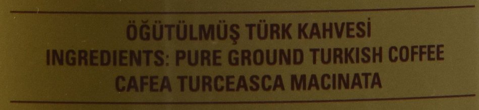 Turkish Coffee - Net Wt. 8.8 oz N6