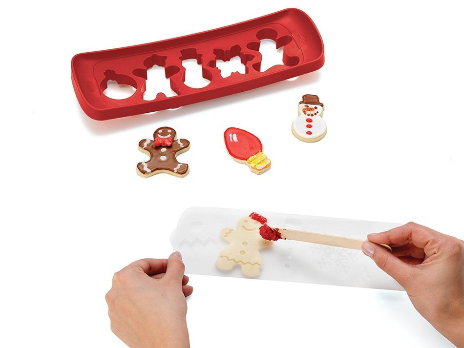 Chef'n Cookease Cookie Cutter and Stencil (Christmas Theme) N16