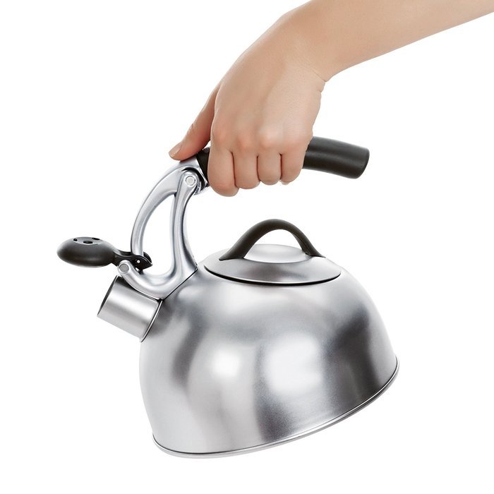 OXO Good Grips Uplift Tea Kettle, Brushed Stainless Steel