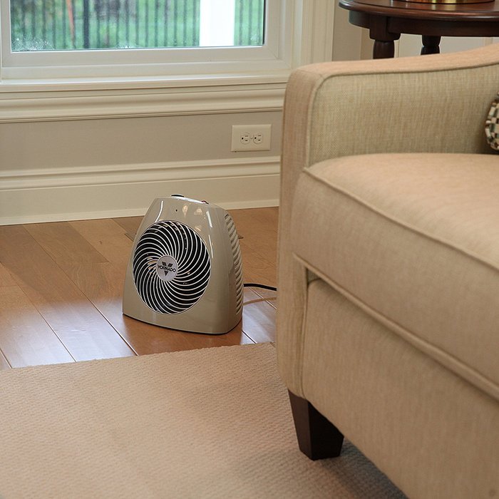 Vornado MVH Whole Room Vortex Heater, Black N4