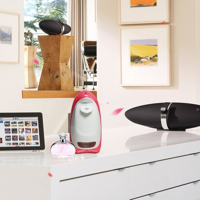 Aroma Diffuser Automatic Portable Cute Ultrasonic Aroma Diffuser Humidifier for Home, Cars, Bathroom and More... N24