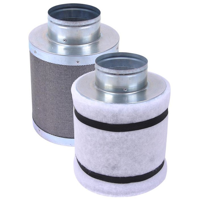 Grow Room Coconut Activated Charcoal Carbon Filter 4"x 10"