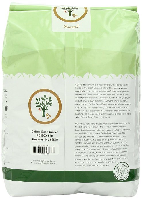 Coffee Bean Direct CO2 Decaf Espresso Coffee, 5-Pound Bag,Net 2265 g. N18