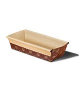 Rectangular Paper Loaf Baking Mold 8" x 2.5"x 2'' (Pack of 20)