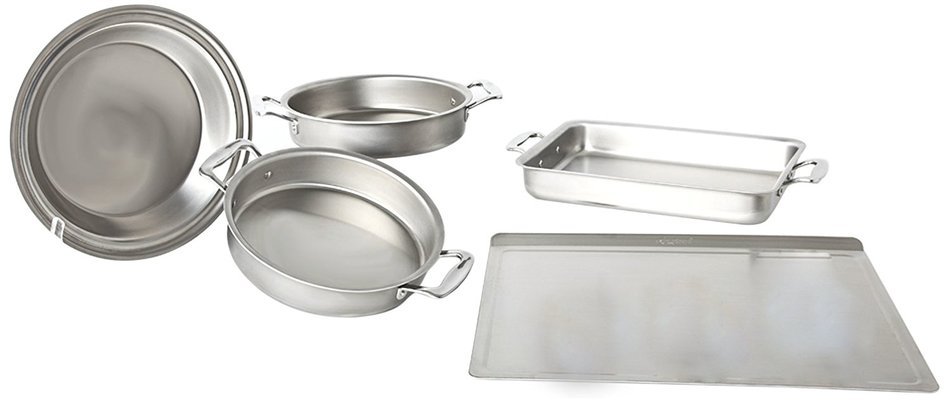 360 Cookware Premium Stainless Steel 5 Piece Bakeware Set