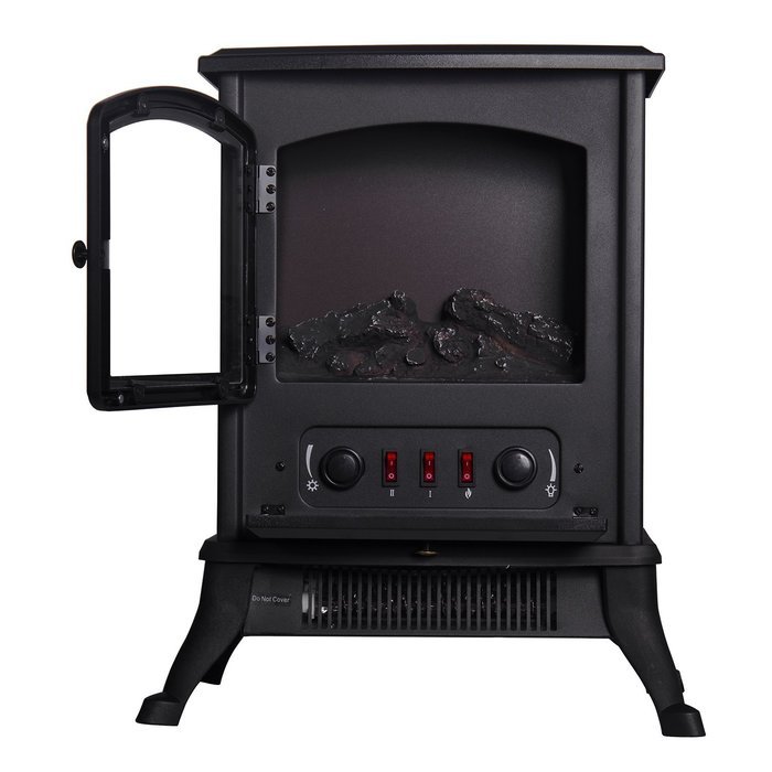 Bestmart INC Free Standing 1500W Portable Electric Fireplace Firebox Stove with Heater N4