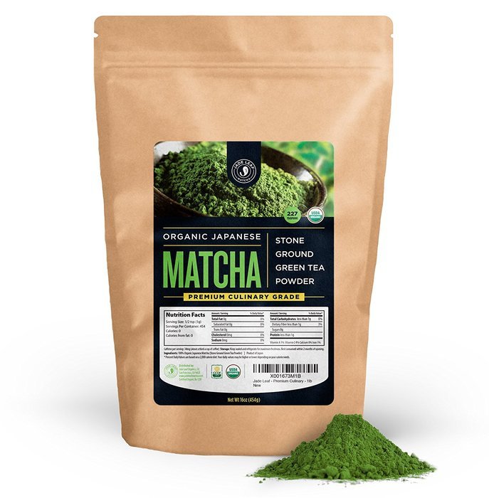 Jade Leaf - Organic Japanese Matcha Green Tea Powder, Premium Culinary Grade (Preferred By Chefs and Cafes for...