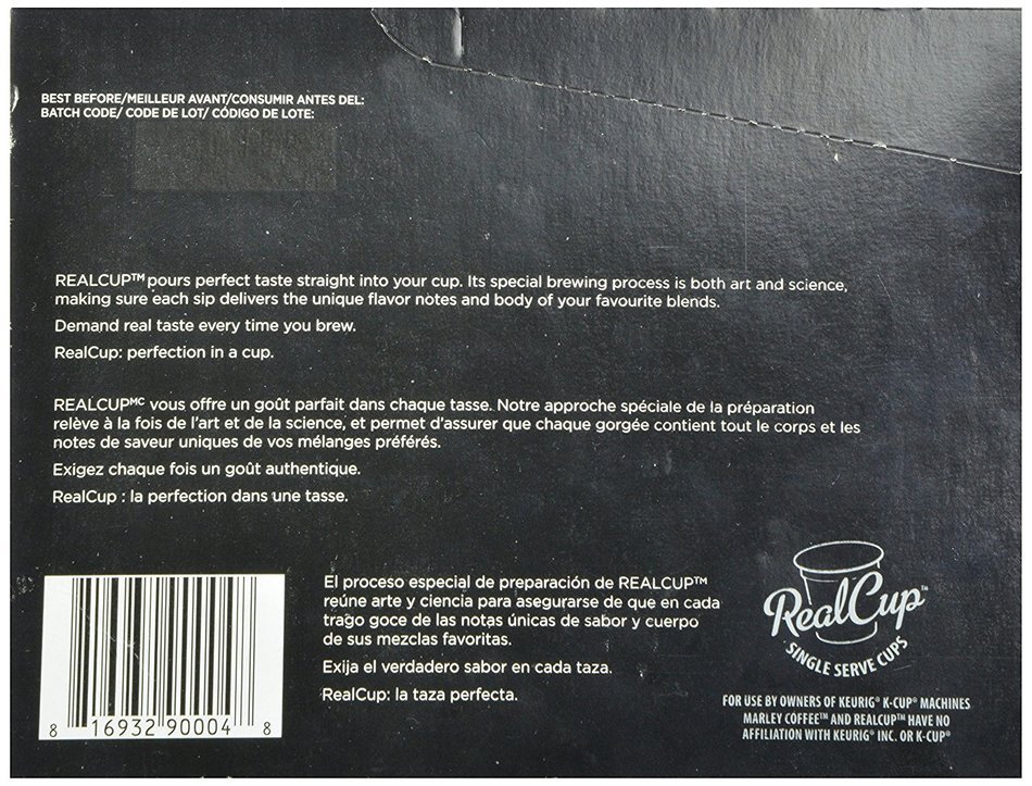 Marley Coffee, Lively Up!, Organic Espresso Roast, 24 Single Serve RealCups N12